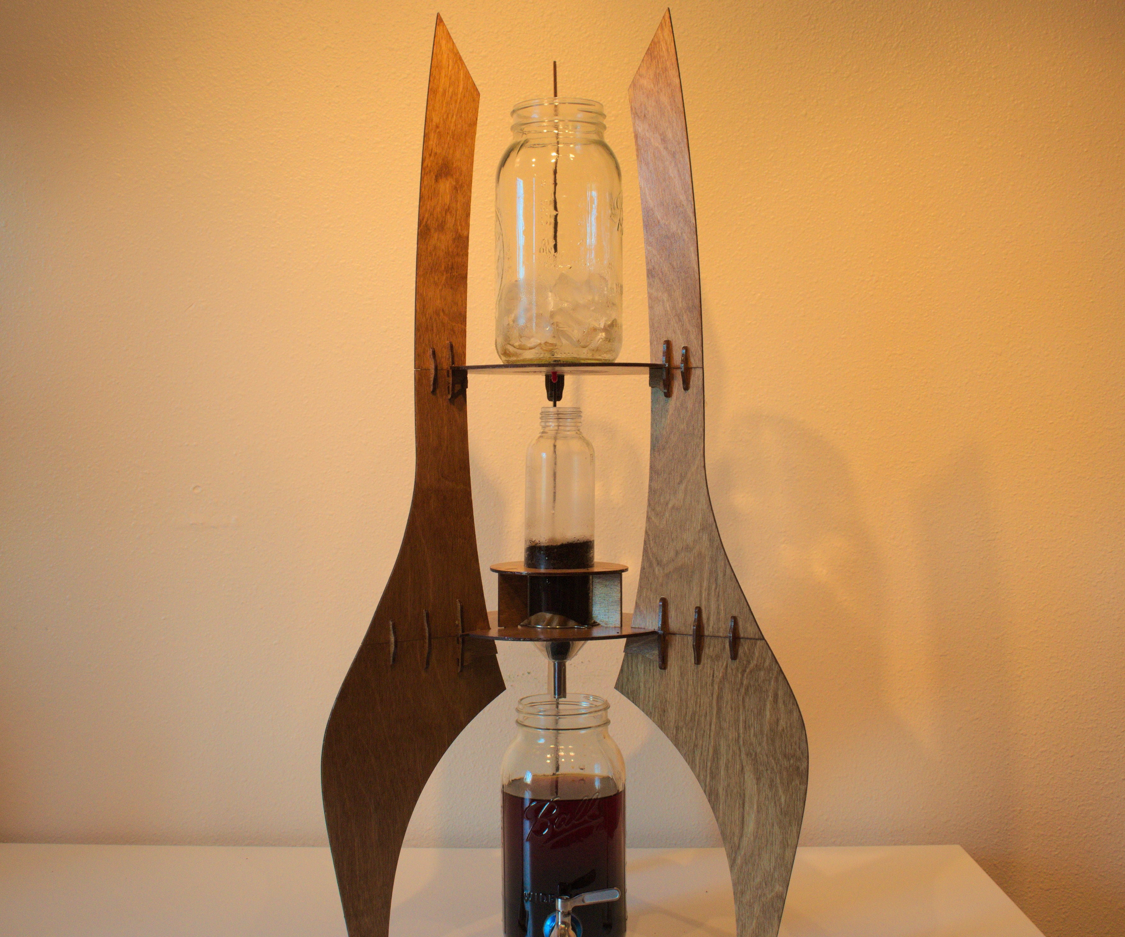 Spaceship Themed Cold Drip Coffee Tower