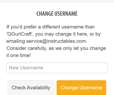 How to Change Your Username in Instructables!