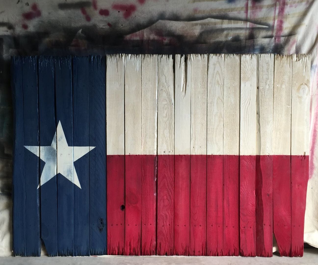 Rustic Texas Flag - Pallet Wood