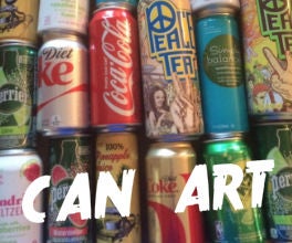 Simple Recycled Can Art