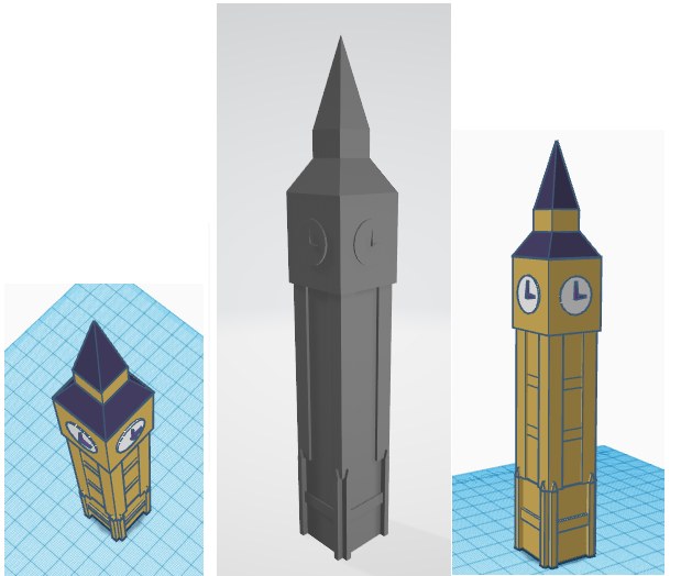 Make the Elizabeth Tower in 3d With Tinkercad