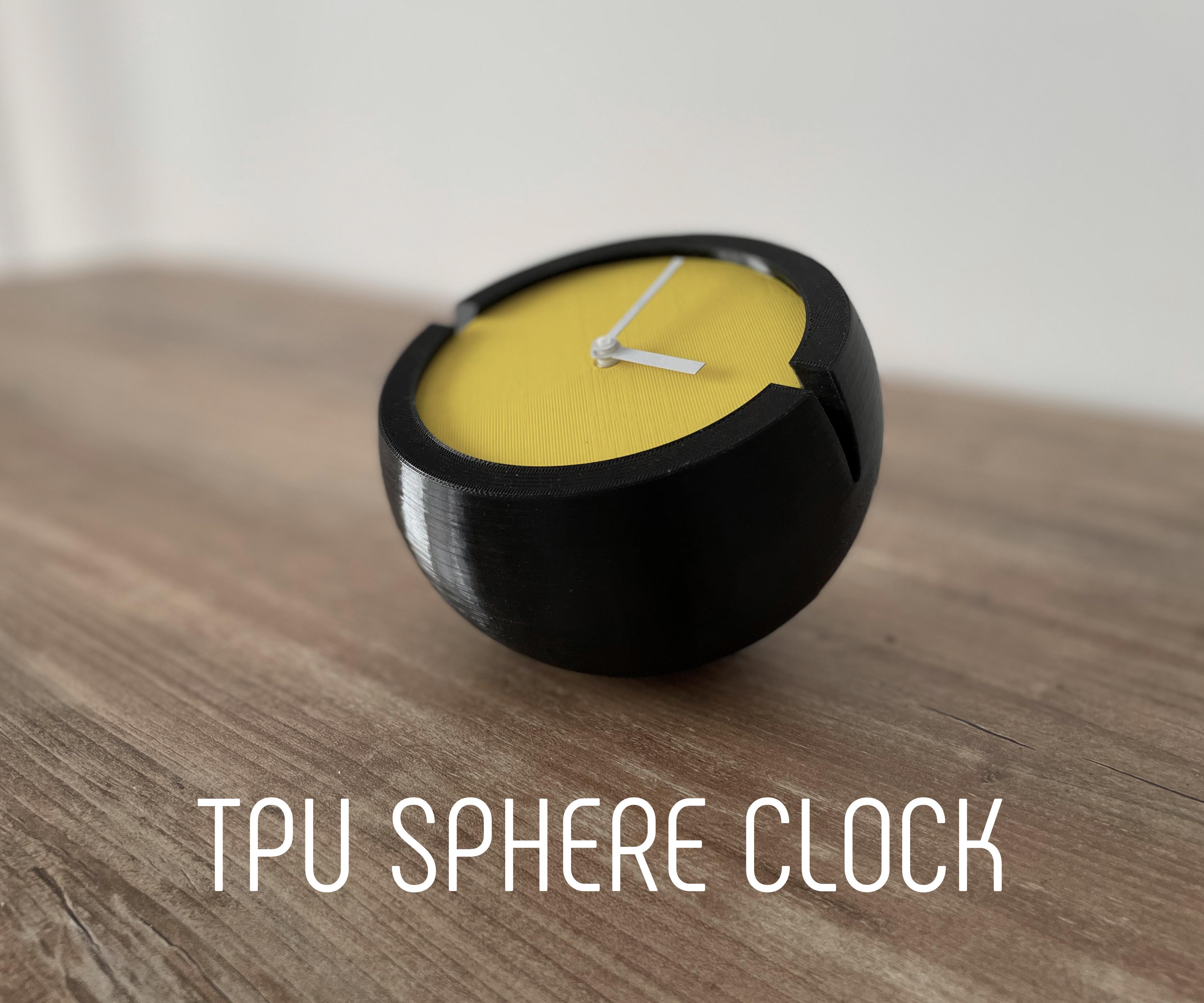TPU Sphere Desk Clock