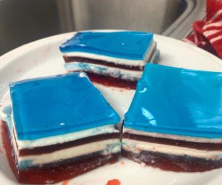 4th of July 7 Layer Jell-O