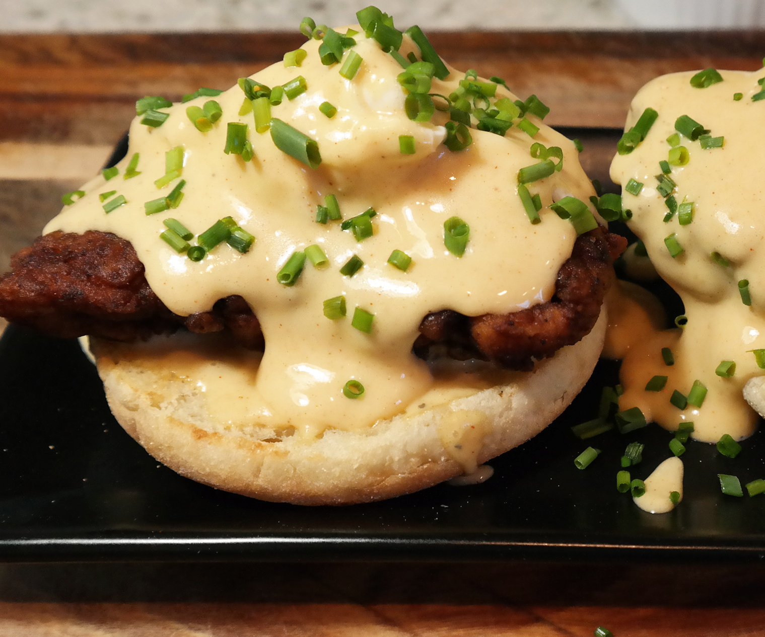 Chicken Fried Steak Eggs Benedict