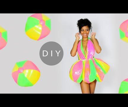 DIY Mini Dress Out of Beach Balls