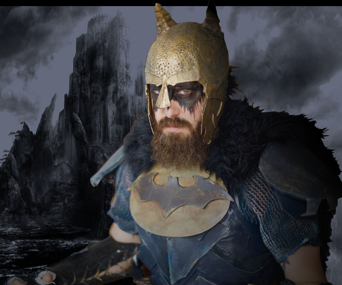 Viking Batman Mashup Costume "Bat-king"