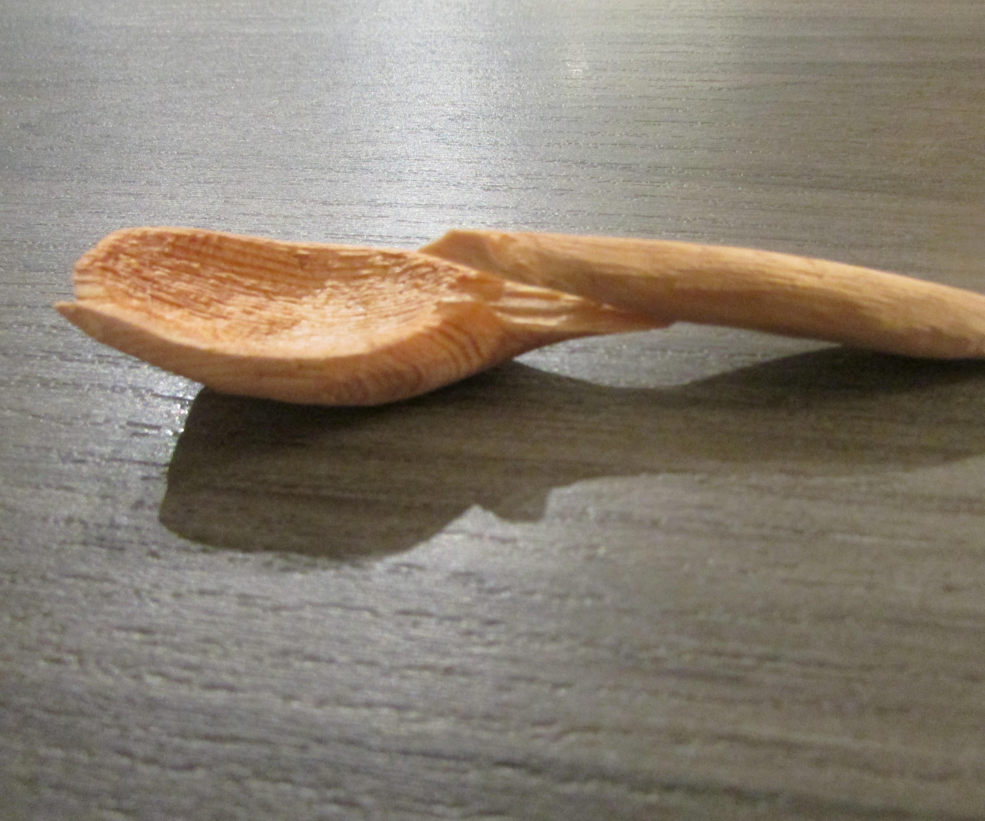 Fixing a Wooden Swedish Eating Spoon Handle