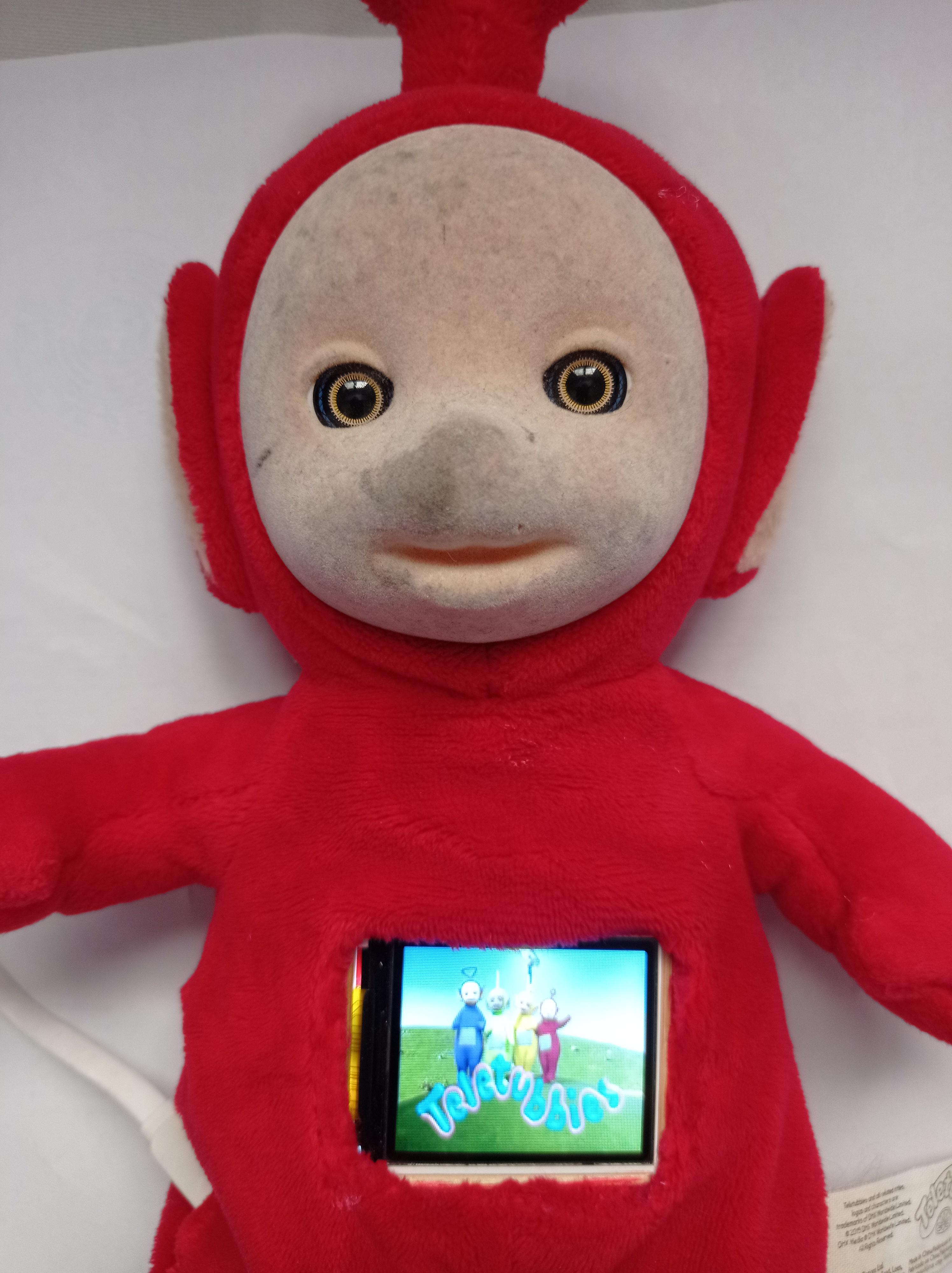 Teletubbies Toy With Real LCD Screen on Its Tummy Playing Real Videos With Sound