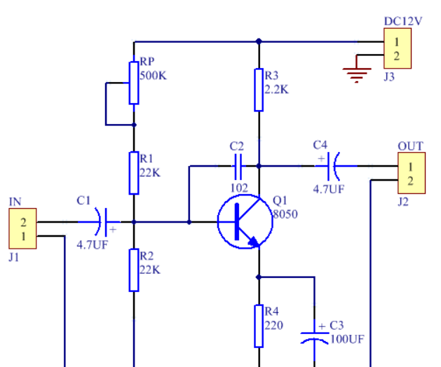 DIY a Basic Common Emitter Amplifier for School Studying