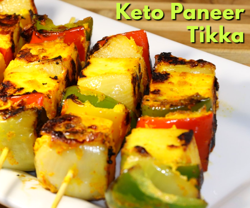 KETO PANEER TIKKA | INDIAN KETO RECIPES | 5-Minute Kitchen