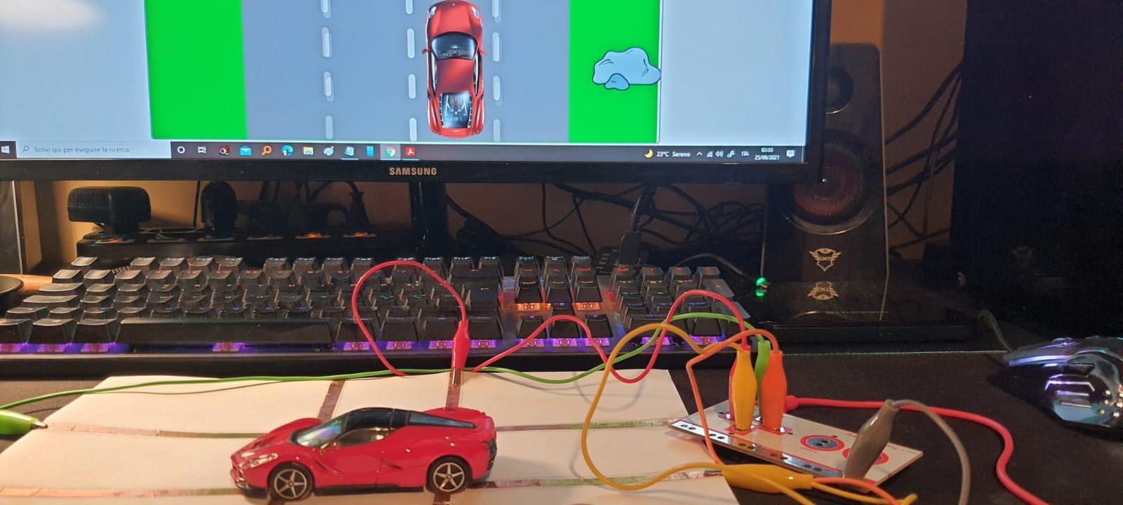 Car Racing With Scratch and Makey Makey