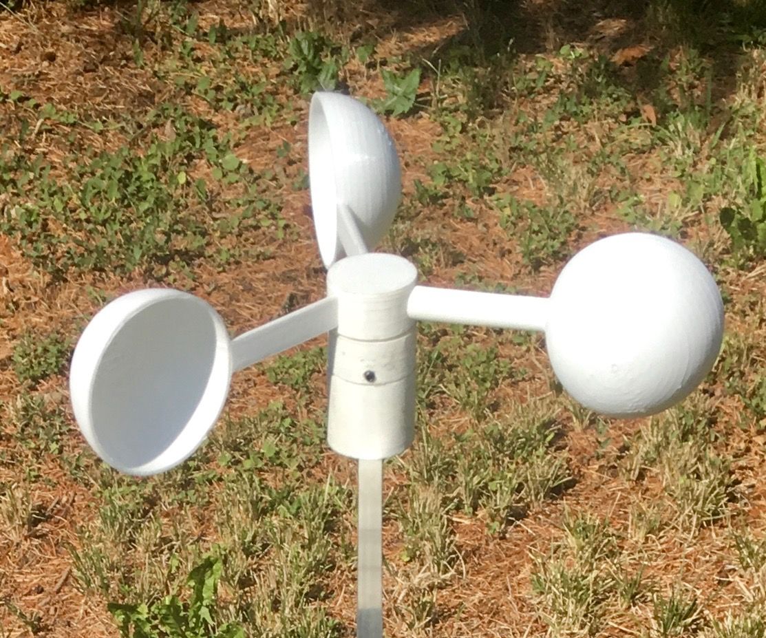 3d Printed Anemometer Under 5$