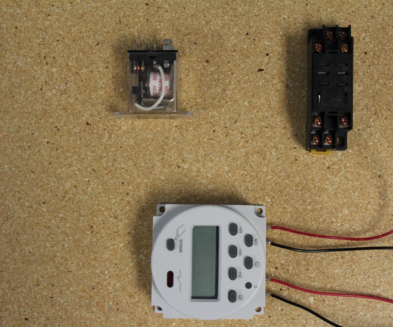 12V Relay With Timer Switch