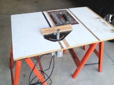 My Table Saw From a Circular Saw Redone