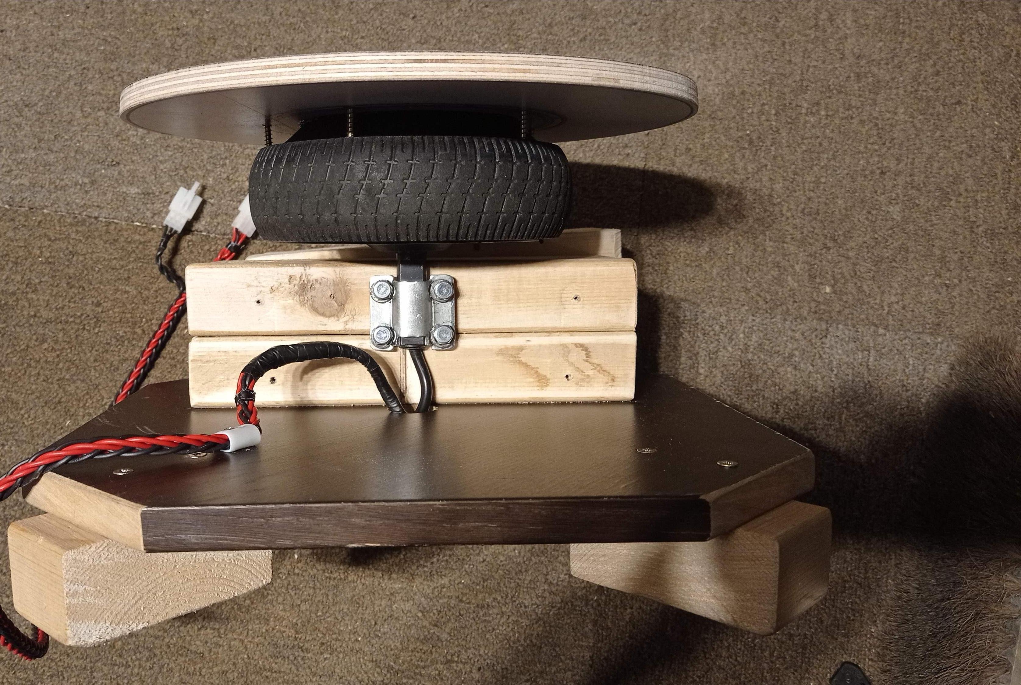 Simple DIY Conversion of a Hoverboard Into a Pottery Wheel