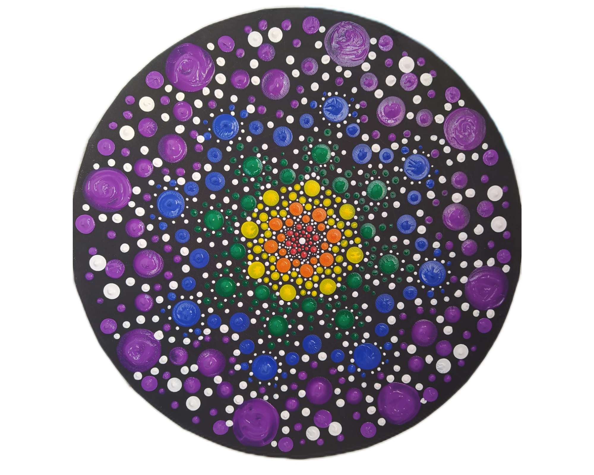 Pointillism Mandala