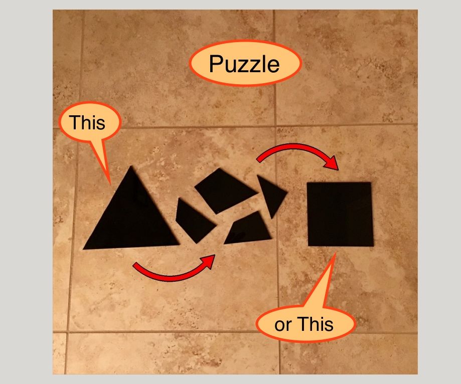 Puzzle: Squaring a Triangle
