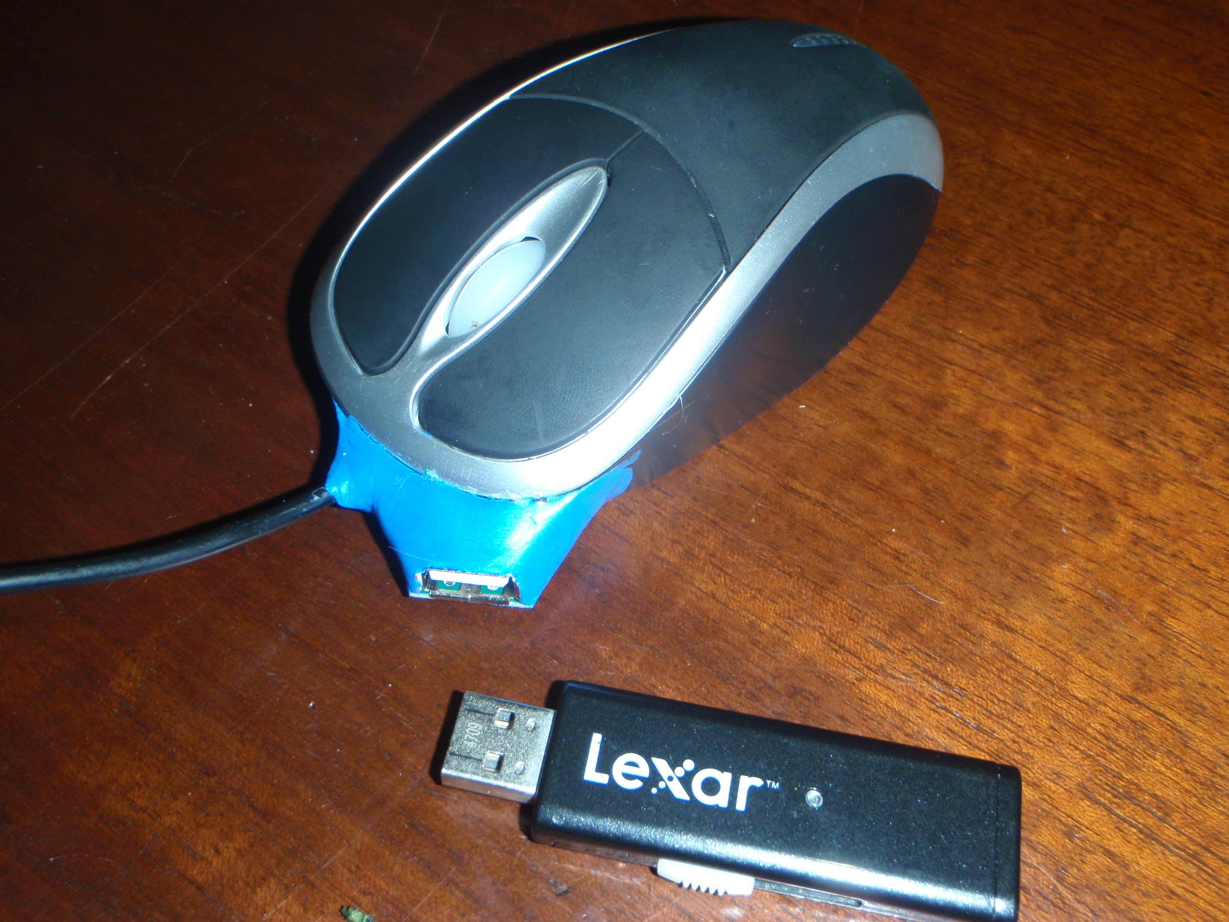 Mouse With USB Port (optional Internal Drive)