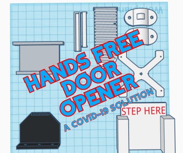 Hand's Free Door Opener: a Covid-19 Solution