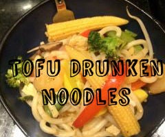 Tofu Drunken Noodles