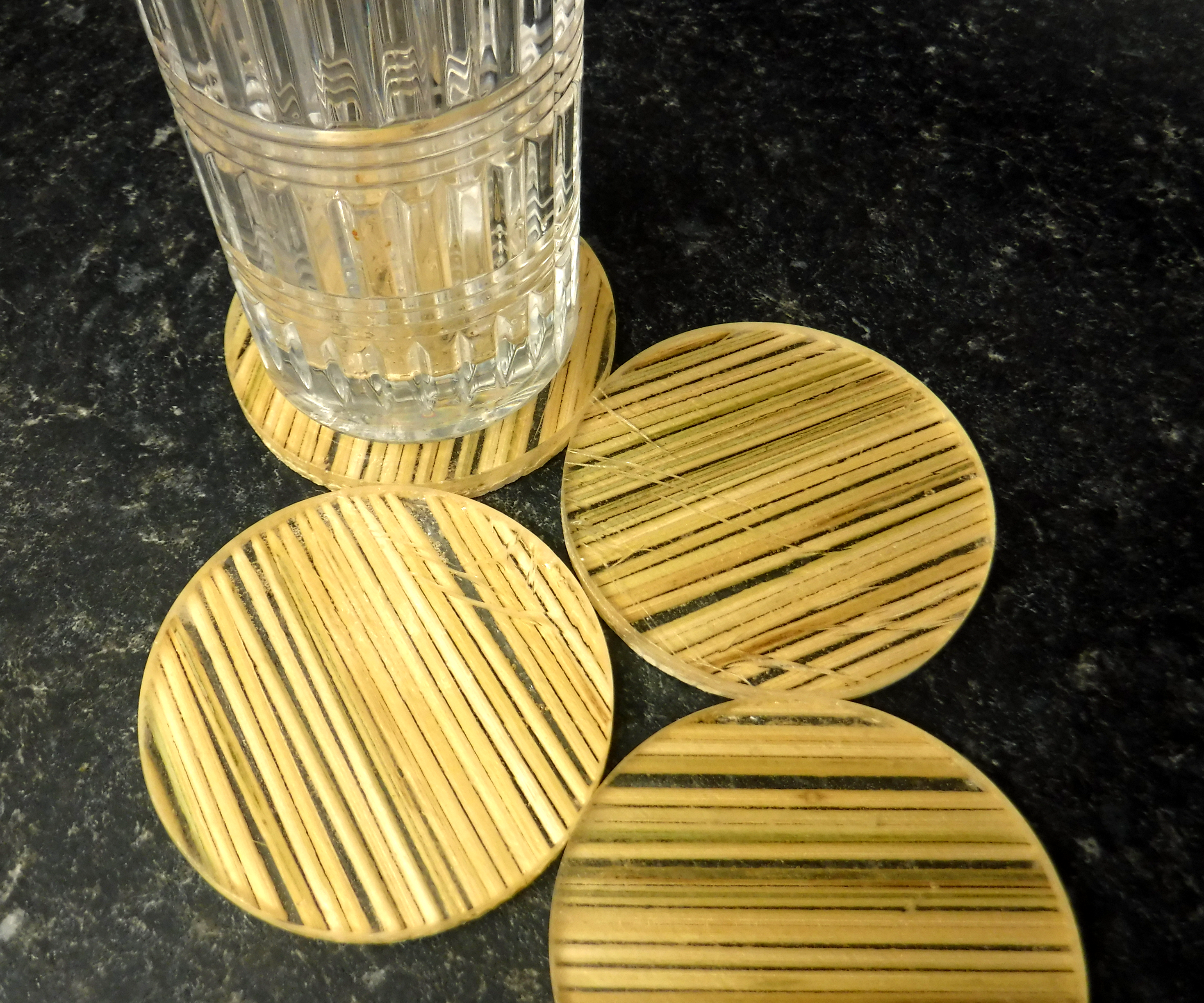 Bamboo & Resin Coasters