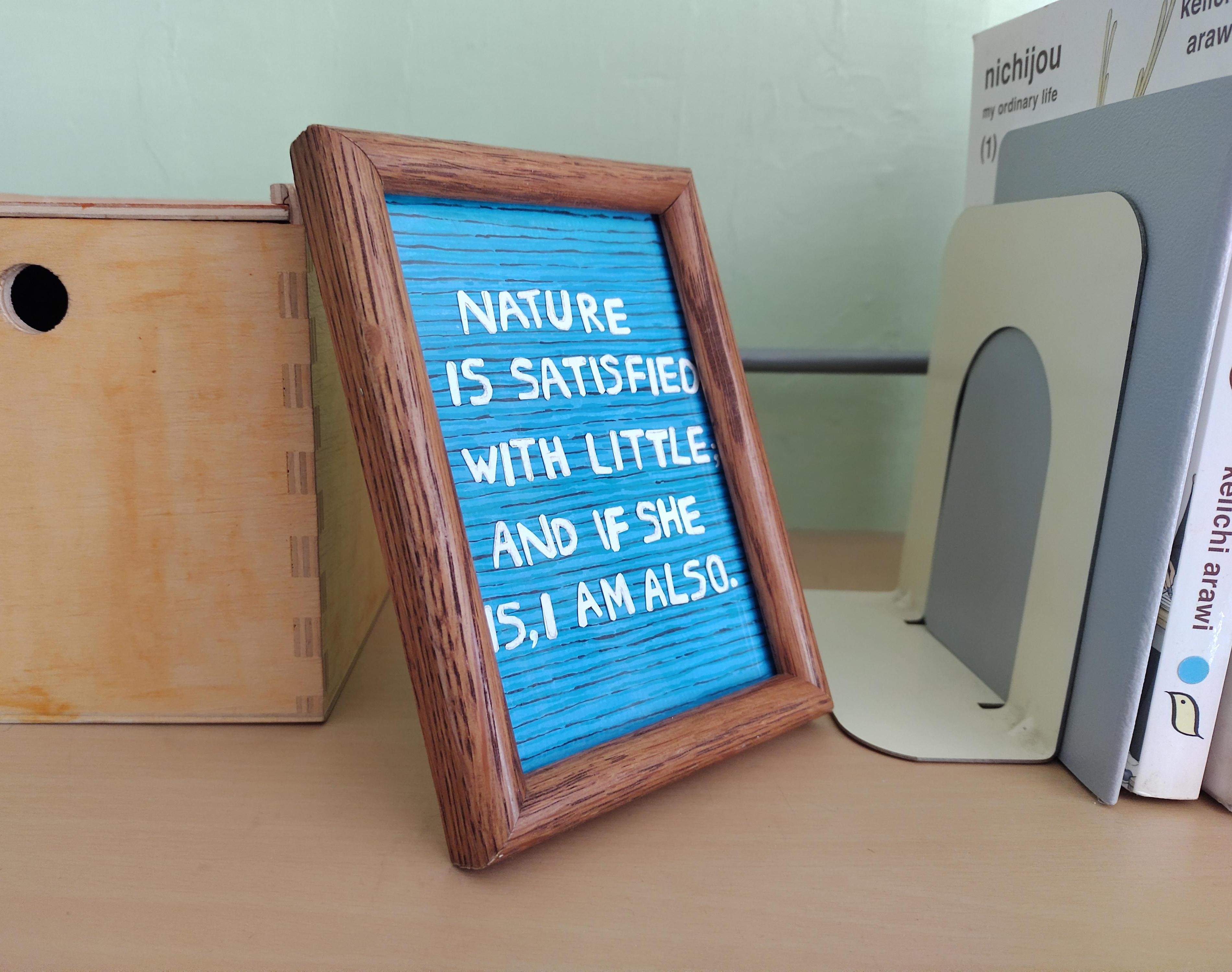 Faux Felt Letterboard With a Quote