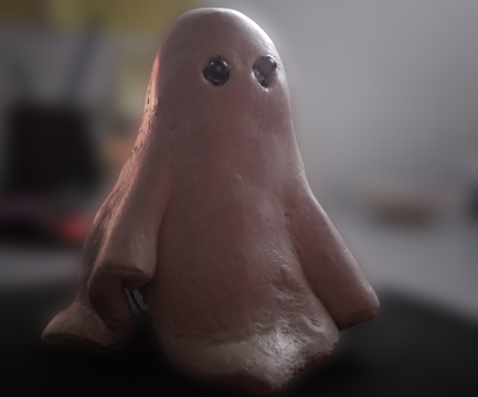 How to Make a Flickering Eyes Ghost With Homemade Clay