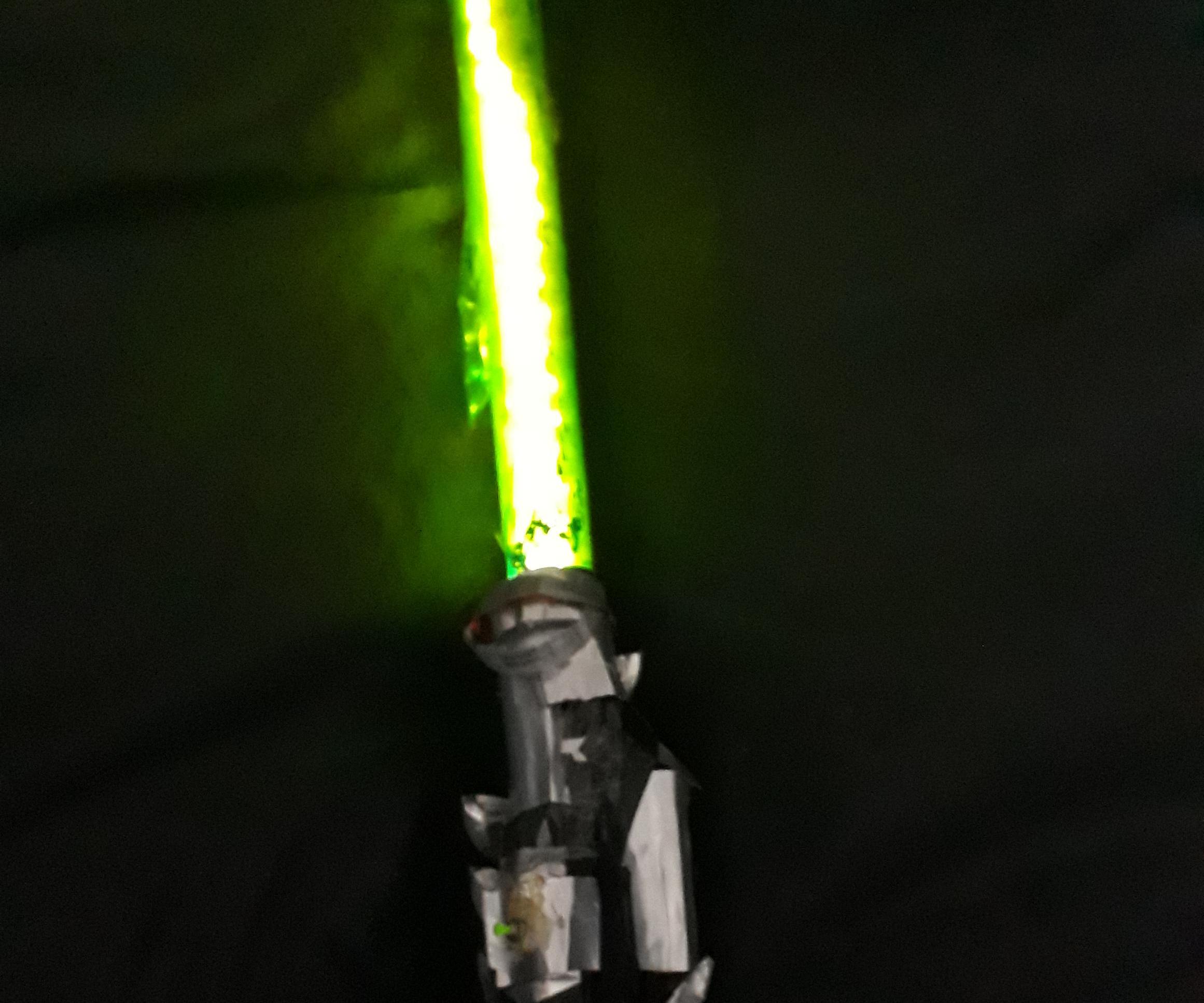Motion Sensing Lightsaber Game Controller With Some Scrap