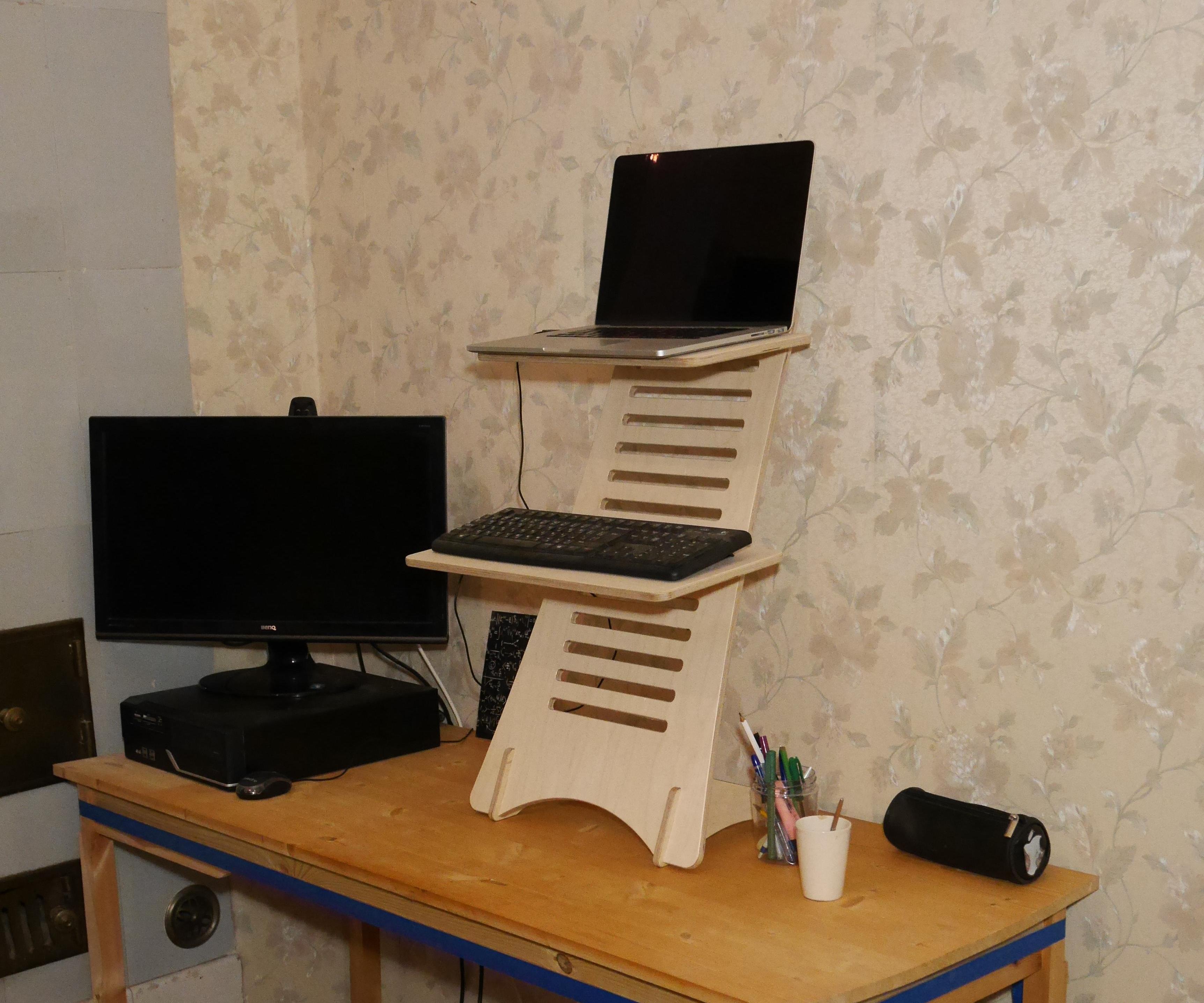 Wooden Standing Desk