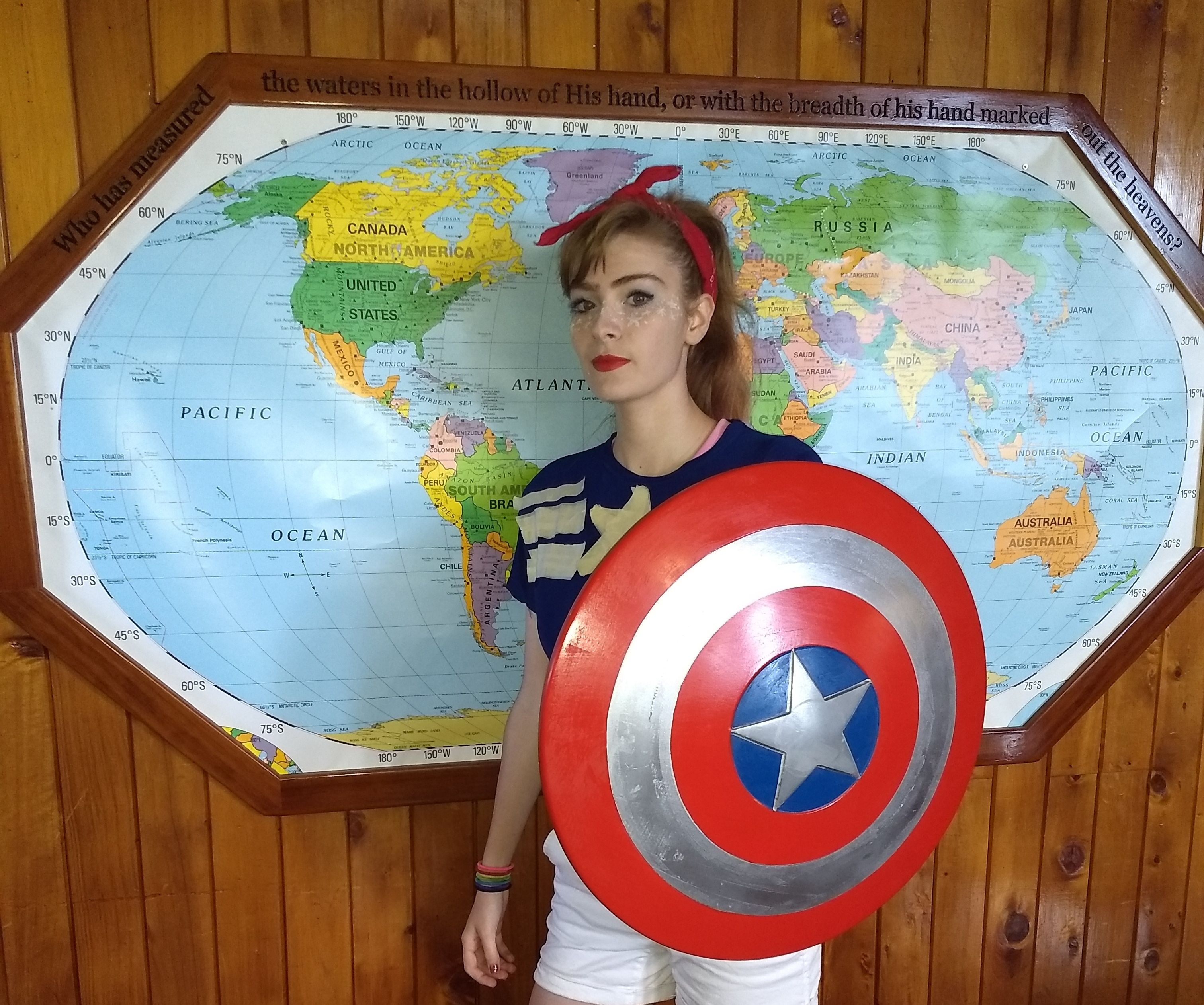 Captain America Shield From Wood With a CNC Machine