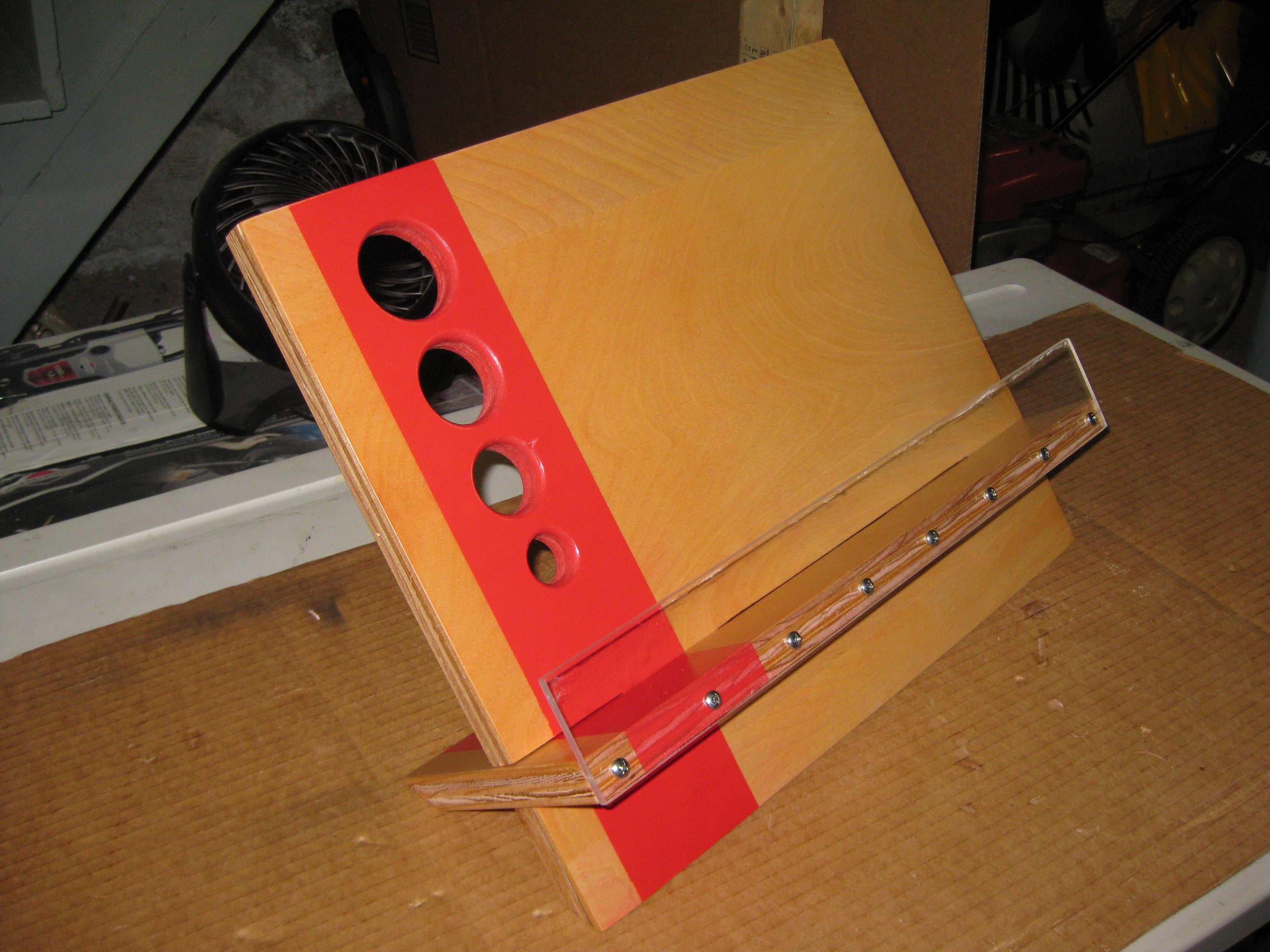 Flat Stacking Cookbook Stand