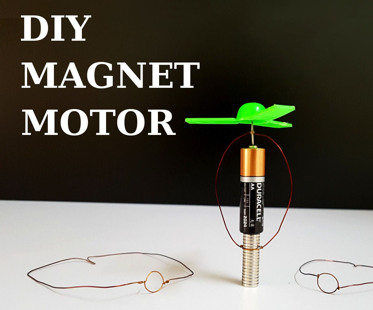 How to Make a Motor From Neodymium Magnets