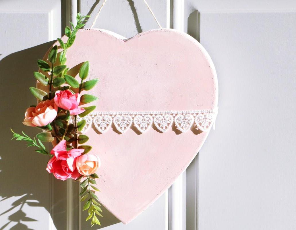 Transforming a Chocolate Box Into a Beautiful Hanging Heart