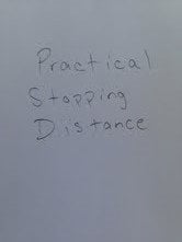 How Do You Find Practical Stopping Distance?