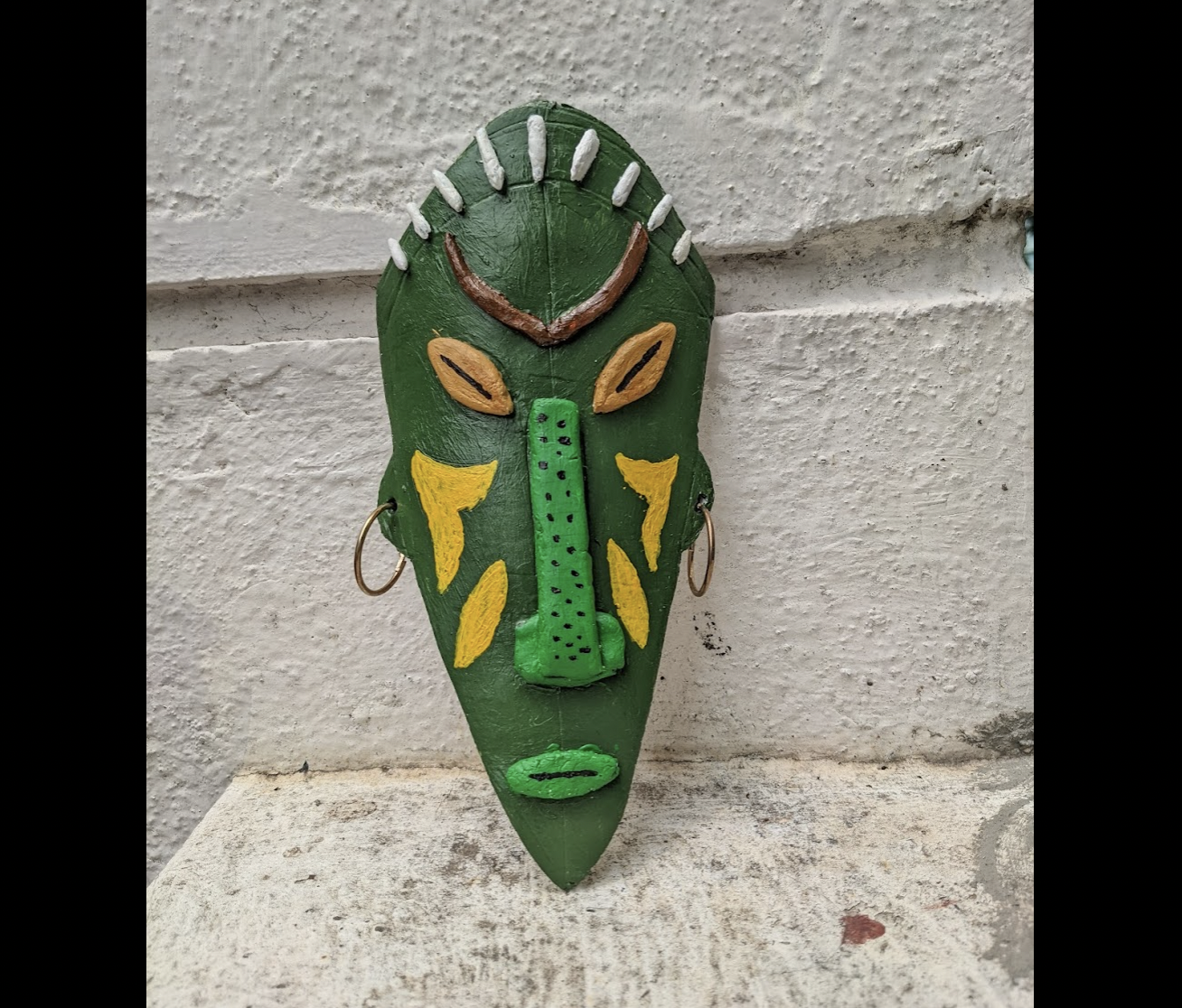 Clay Tribal Mask