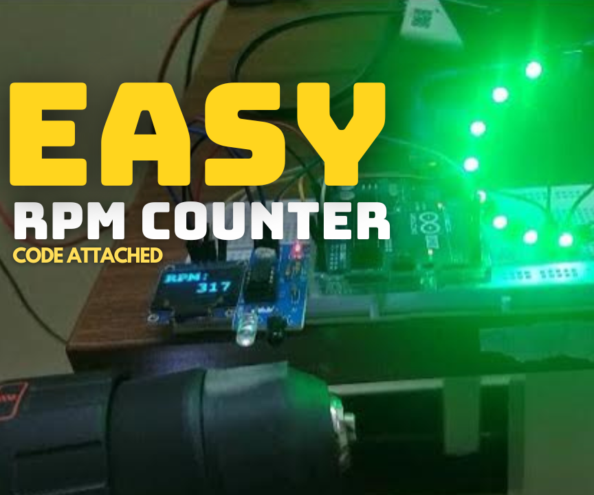 Easy RPM Counter | Arduino & IR Sensor