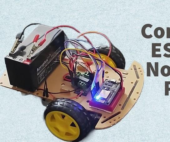 Wifi-Controlled Robot Using ESP8266 NodeMCU and Mobile Browser