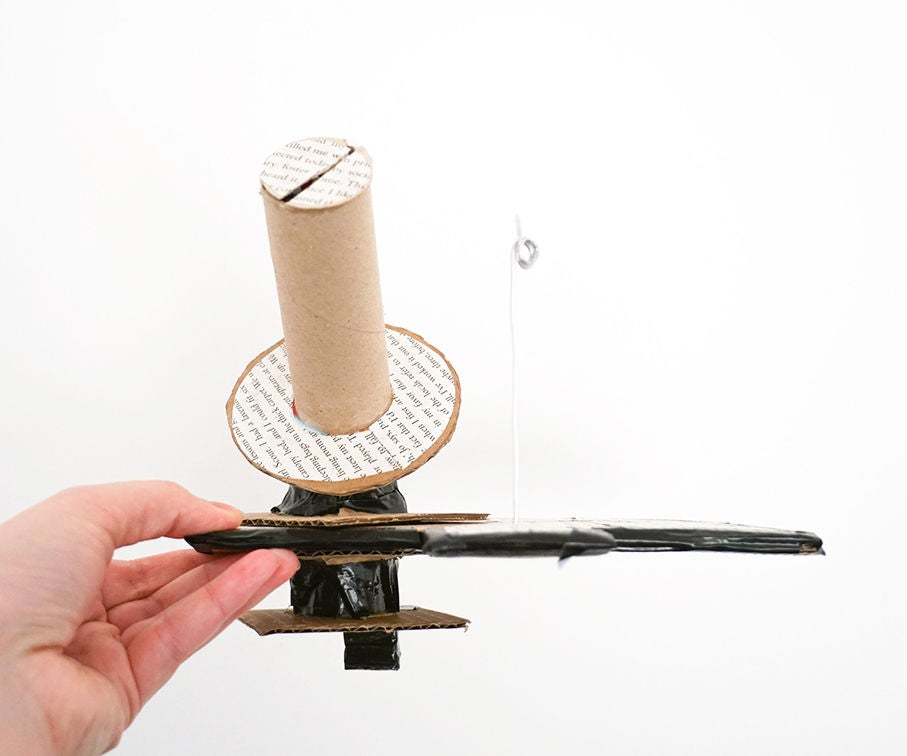 DIY Yarn Winder | Cardboard Knitting Gadget!