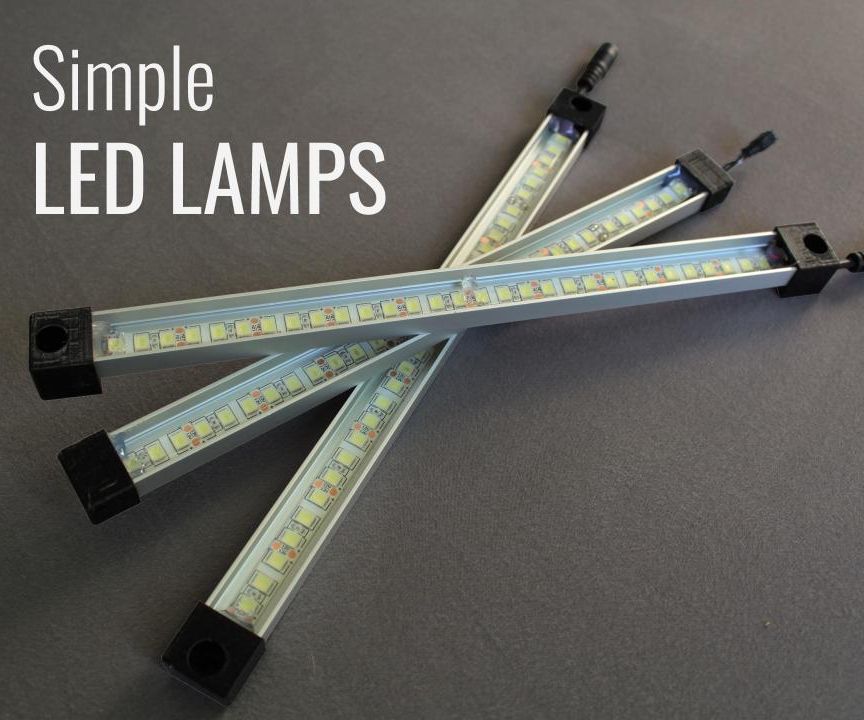 Simple LED Strip Lamps (Upgrade Your LED Strips)