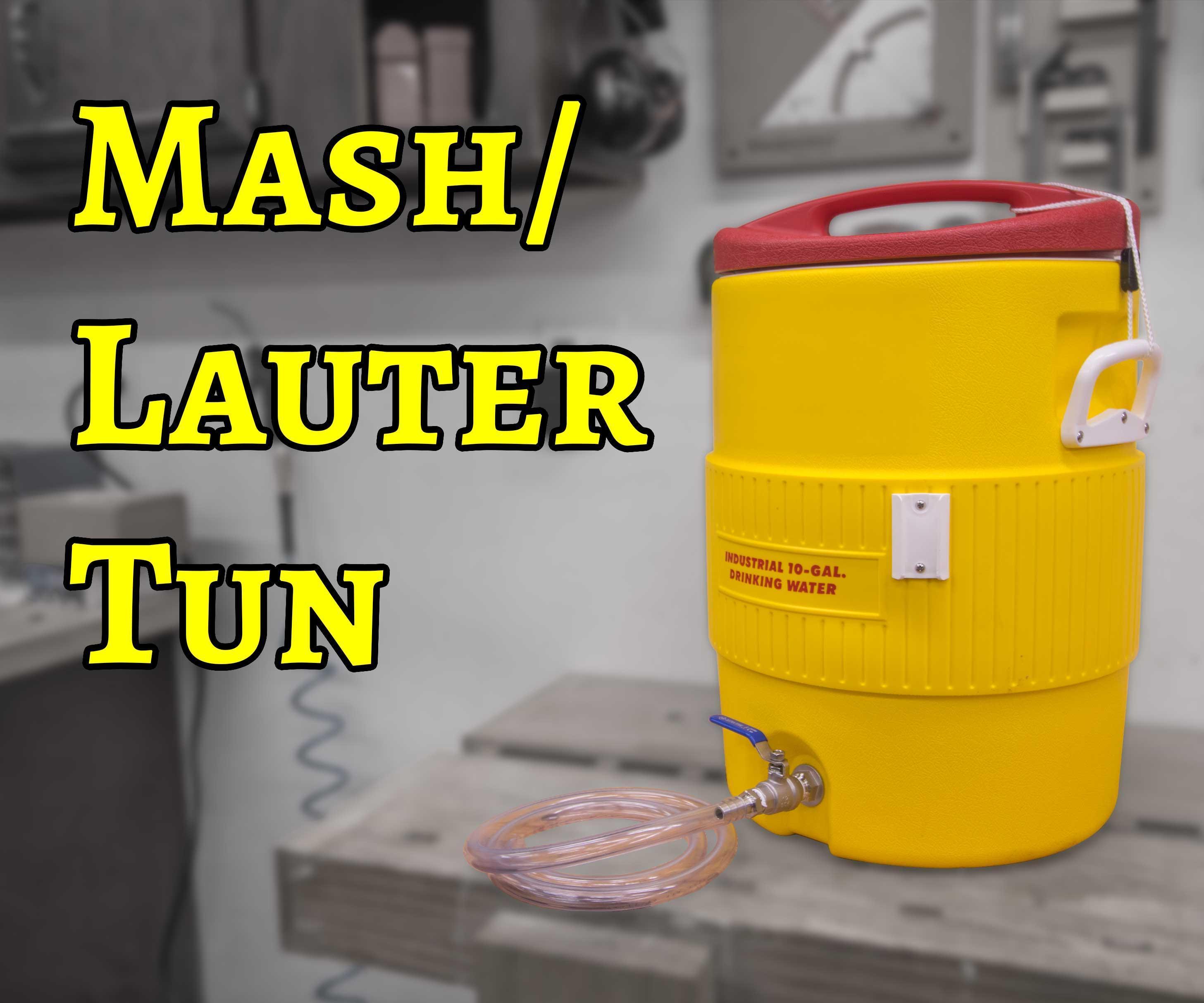 DIY Mash/Lauter Tun With Copper Wort Filter