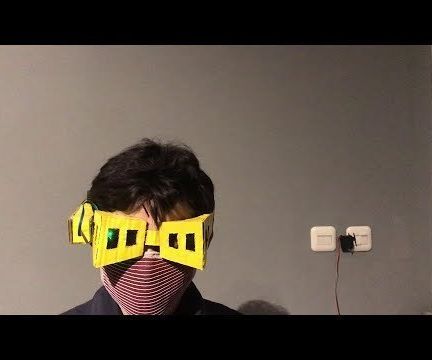 Eye-Blink Controlled Light Switch Using Shota Aizawa's Eraser Head Goggles (My Hero Academia)