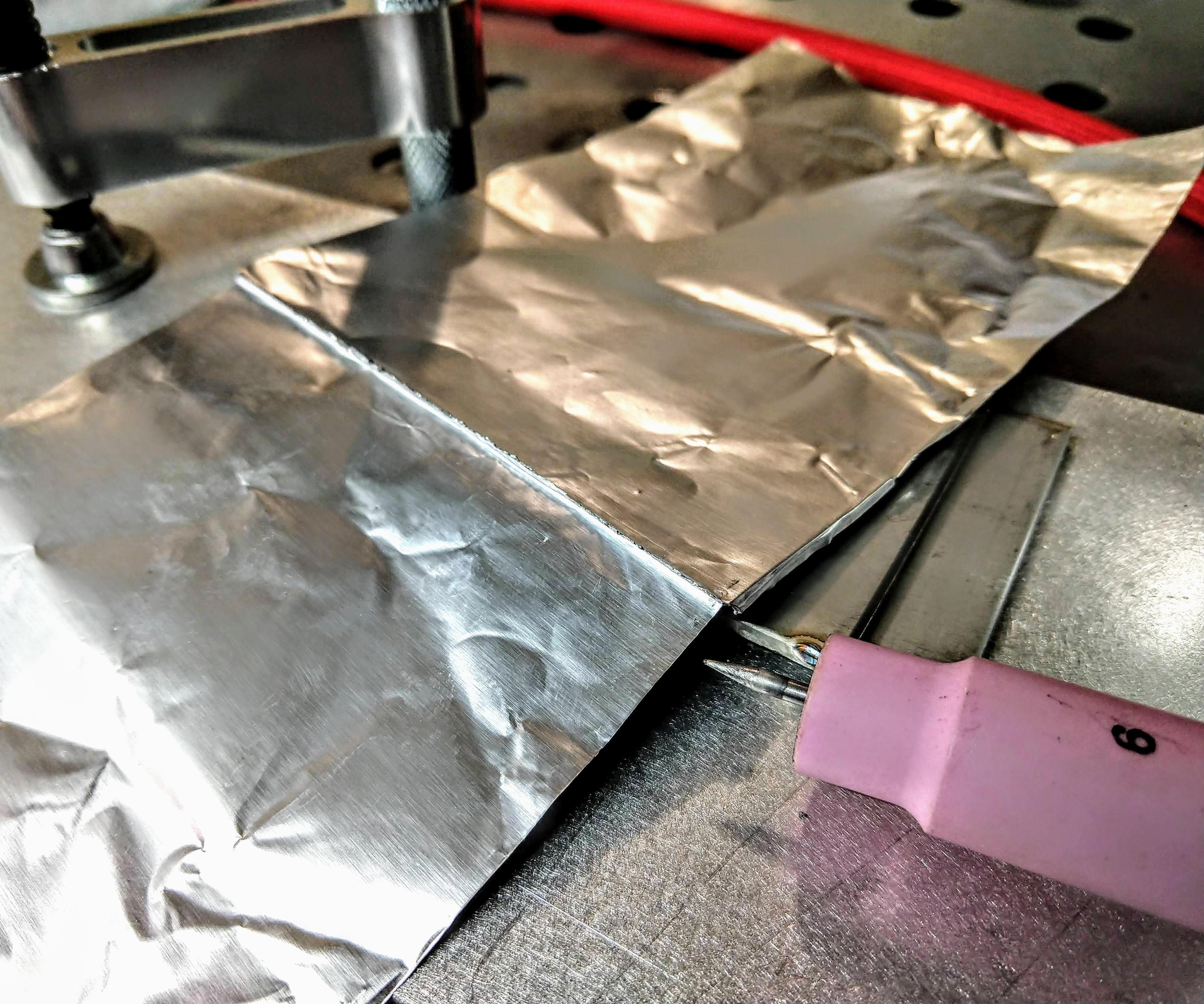 How to Weld Tin Foil
