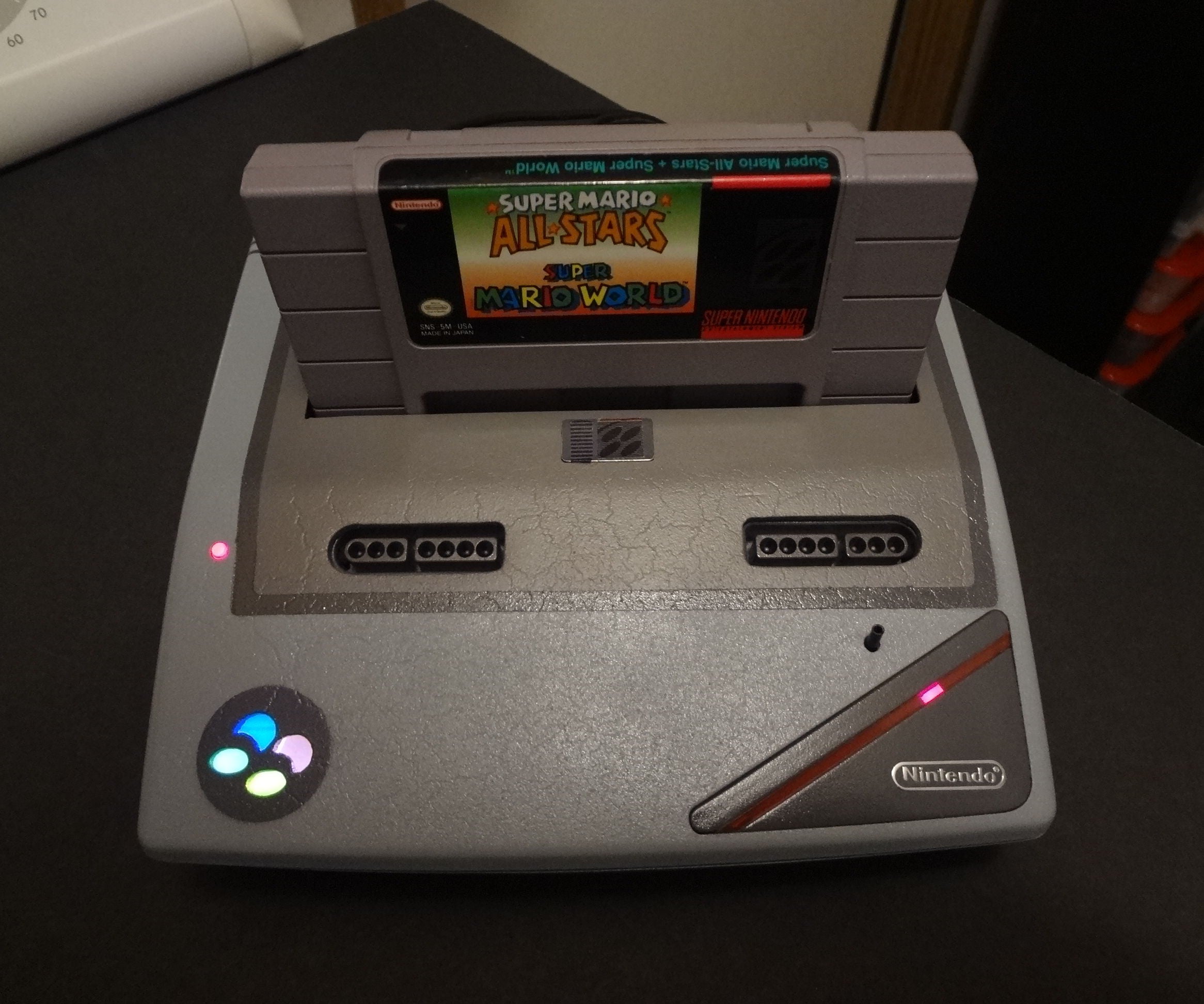 SNES Slim Custom Gaming Console.