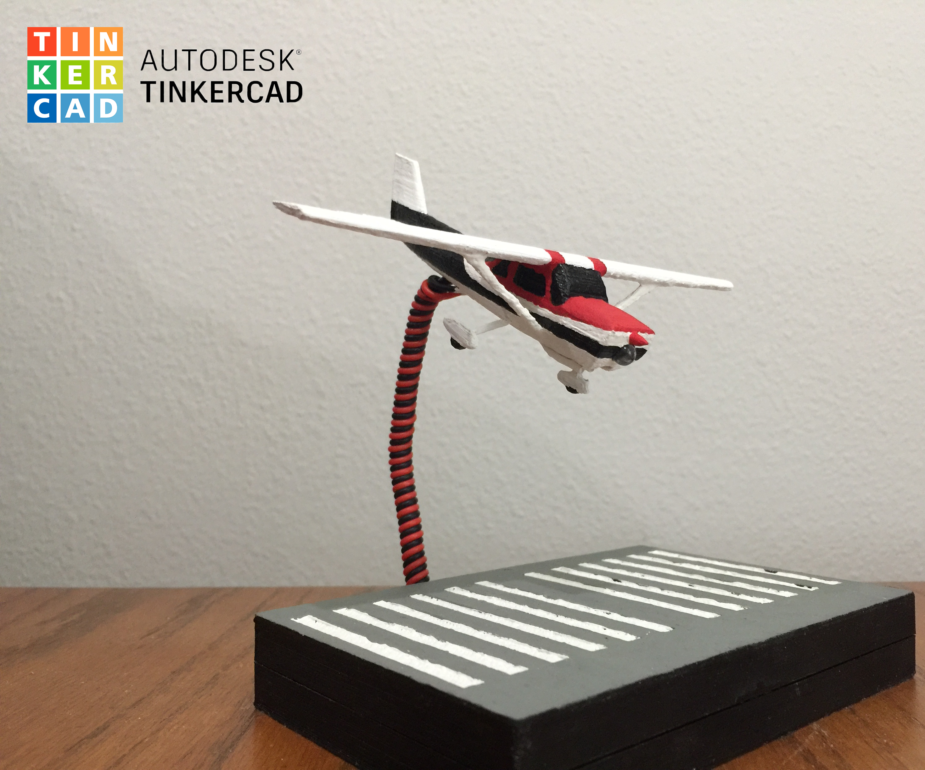 3D Printed Cessna 172 Reading Light