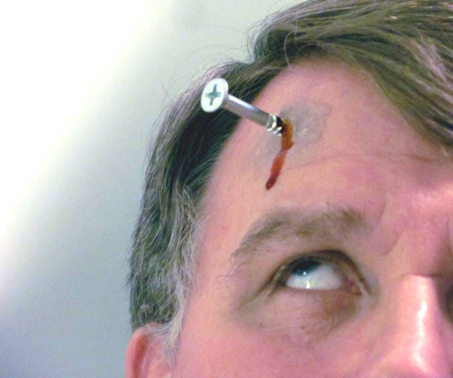 Ouch! Screw in Head Costume