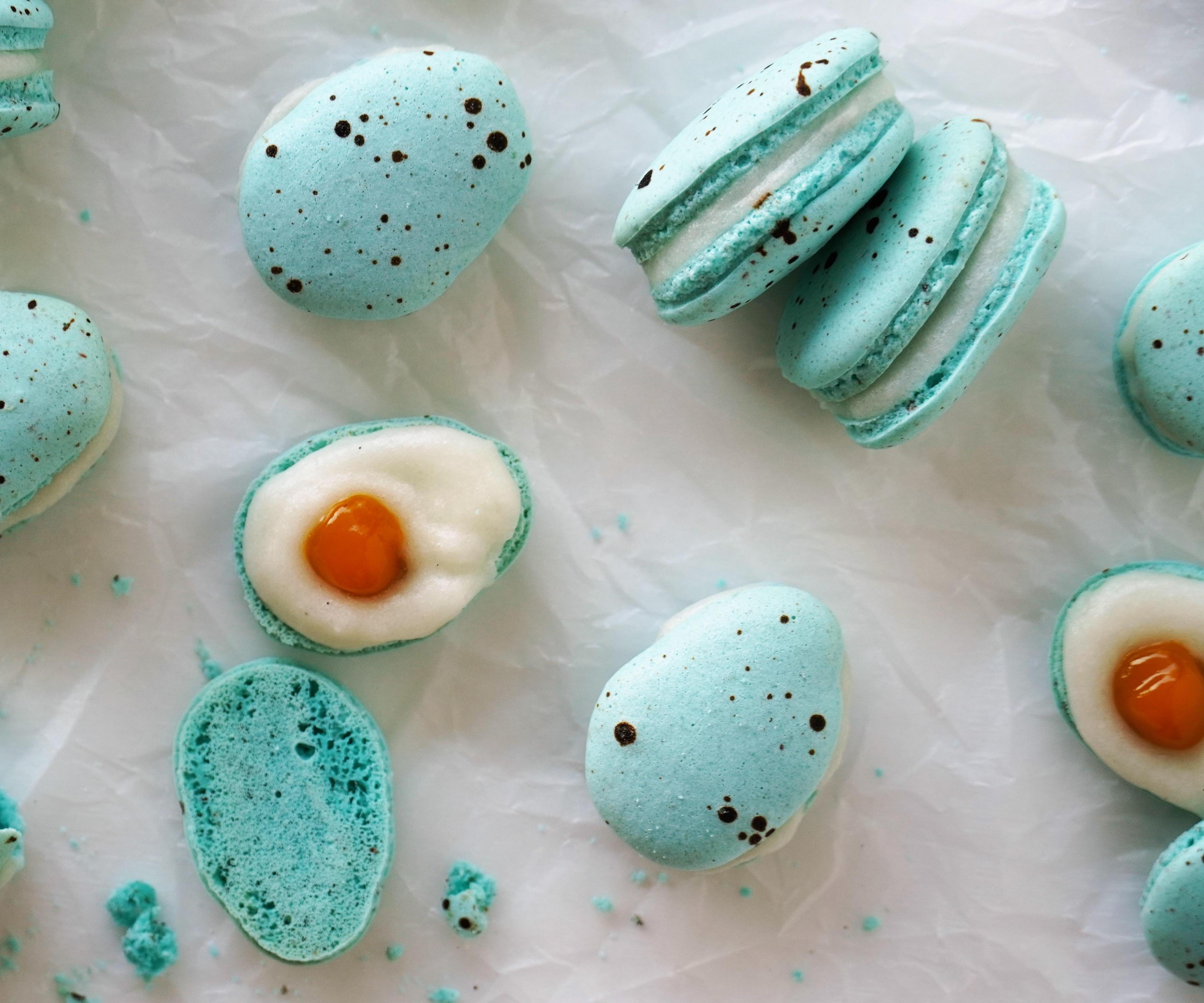 Robin's Egg Macarons