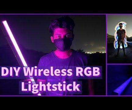 DIY Wireless RGB Photography Light Stick [ESP8266]