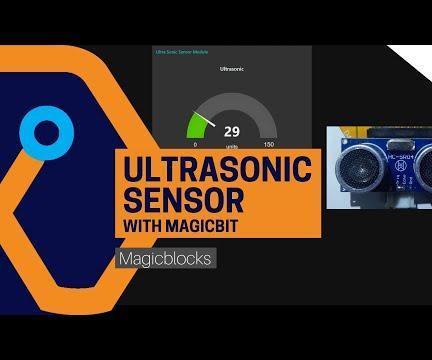 Use Ultrasonic Sensor With Magicbit [Magicblocks]