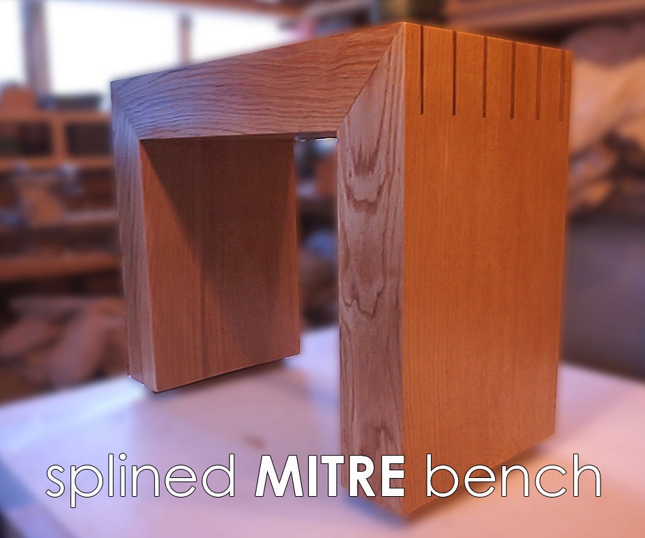 Splined Mitre Bench