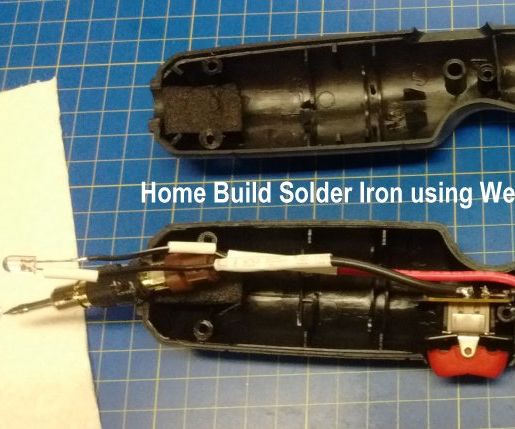 User Constructed Lithium Battery Powered Soldering Iron